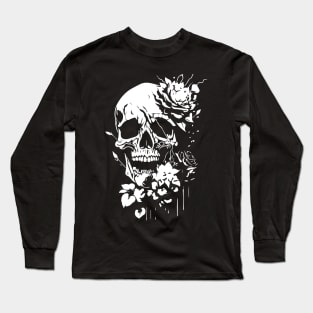 skull and roses Long Sleeve T-Shirt